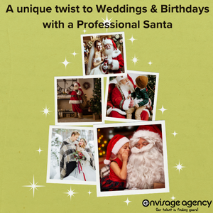 Bring A unique twist to Weddings & Birthdays with a Professional Santa